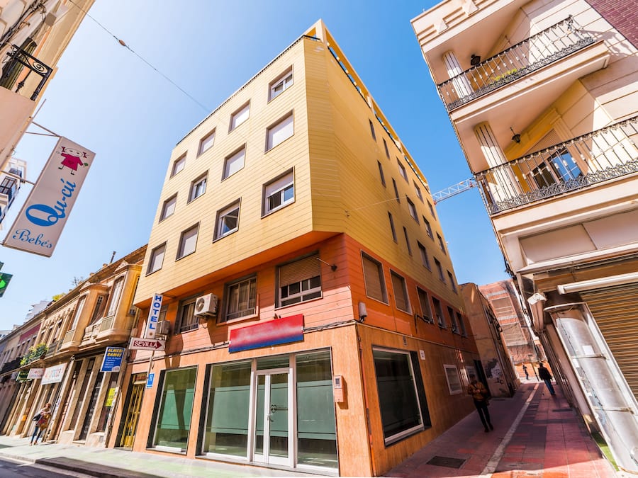 Voorkant van accommodatie