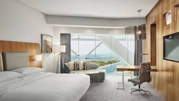 1 bedroom, premium bedding, free minibar items, in-room safe