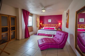 Junior Suite, 1 King Bed | In-room safe, iron/ironing board, free WiFi, bed sheets