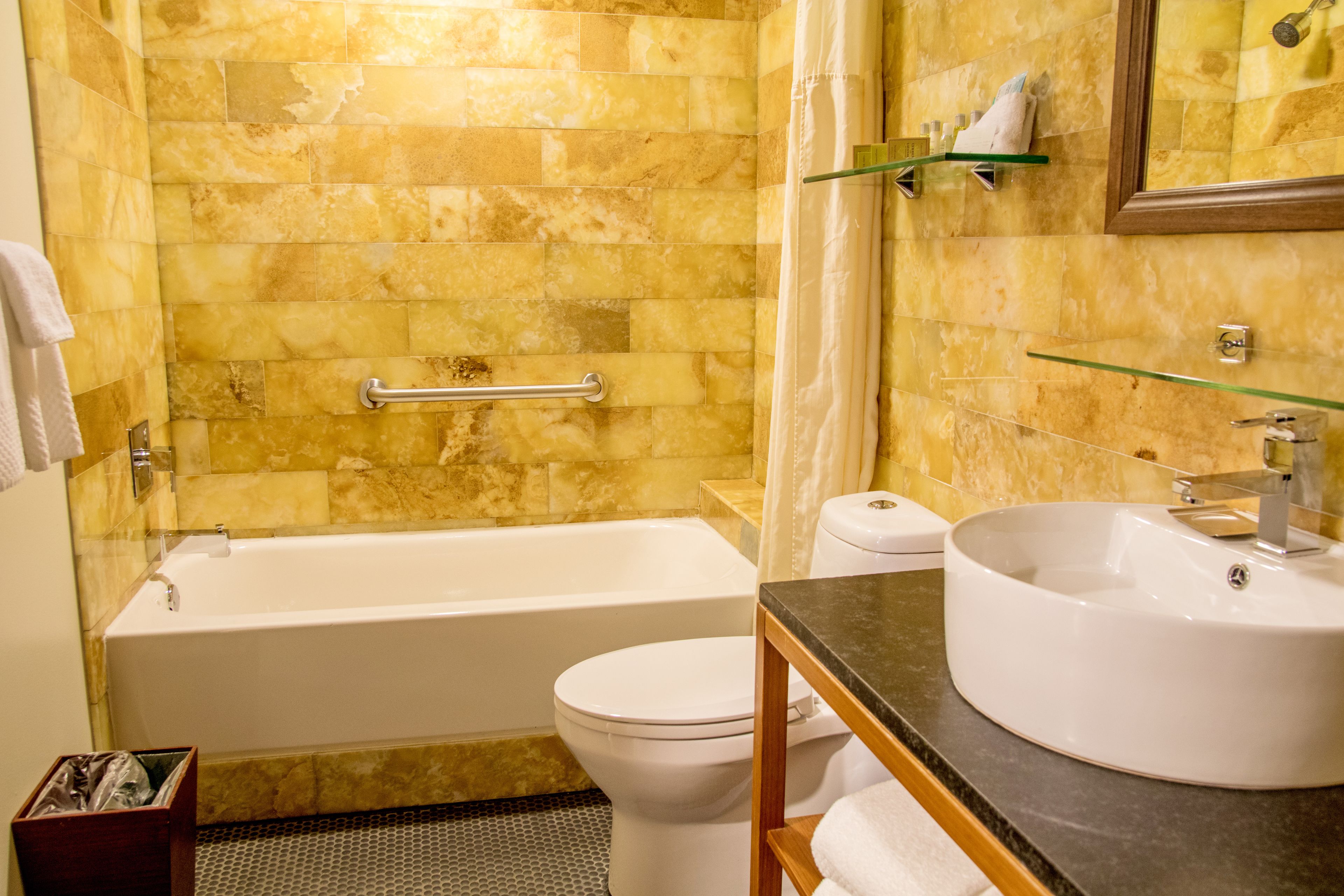 free toiletries, hair dryer, towels, soap