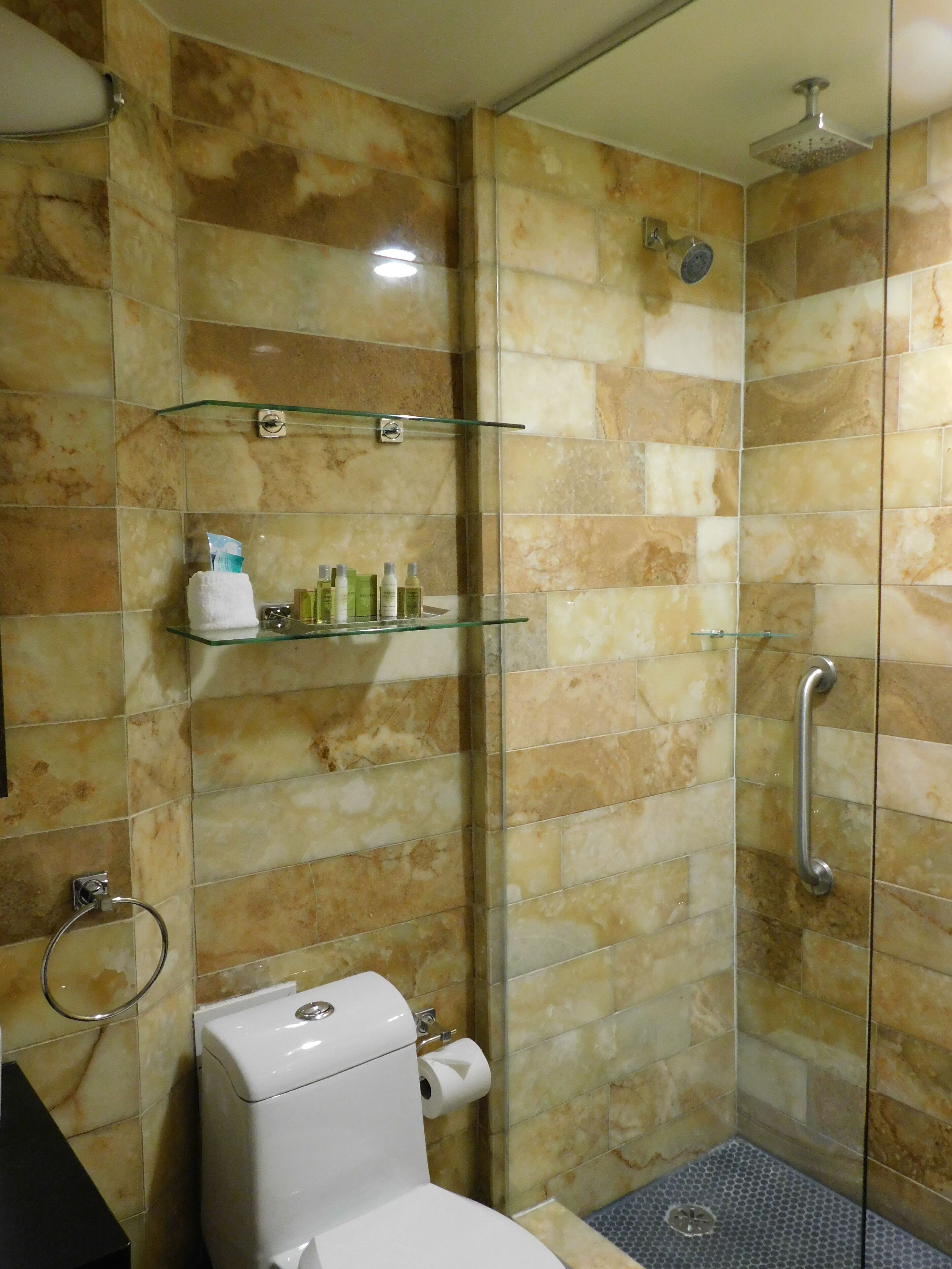 free toiletries, hair dryer, towels, soap