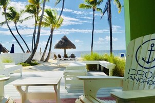 Oceanfront King Suite w/ Kitchen & Private Balcony | Beach/ocean view