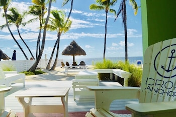 Oceanfront King Suite w/ Kitchen & Private Balcony | Beach/ocean view at Drop Anchor