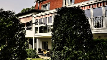 Blick von der Unterkunft