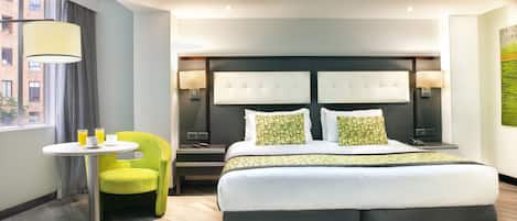 Superior Double Room | In-room safe, desk, laptop workspace, blackout curtains