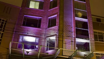 Front of property - evening/night