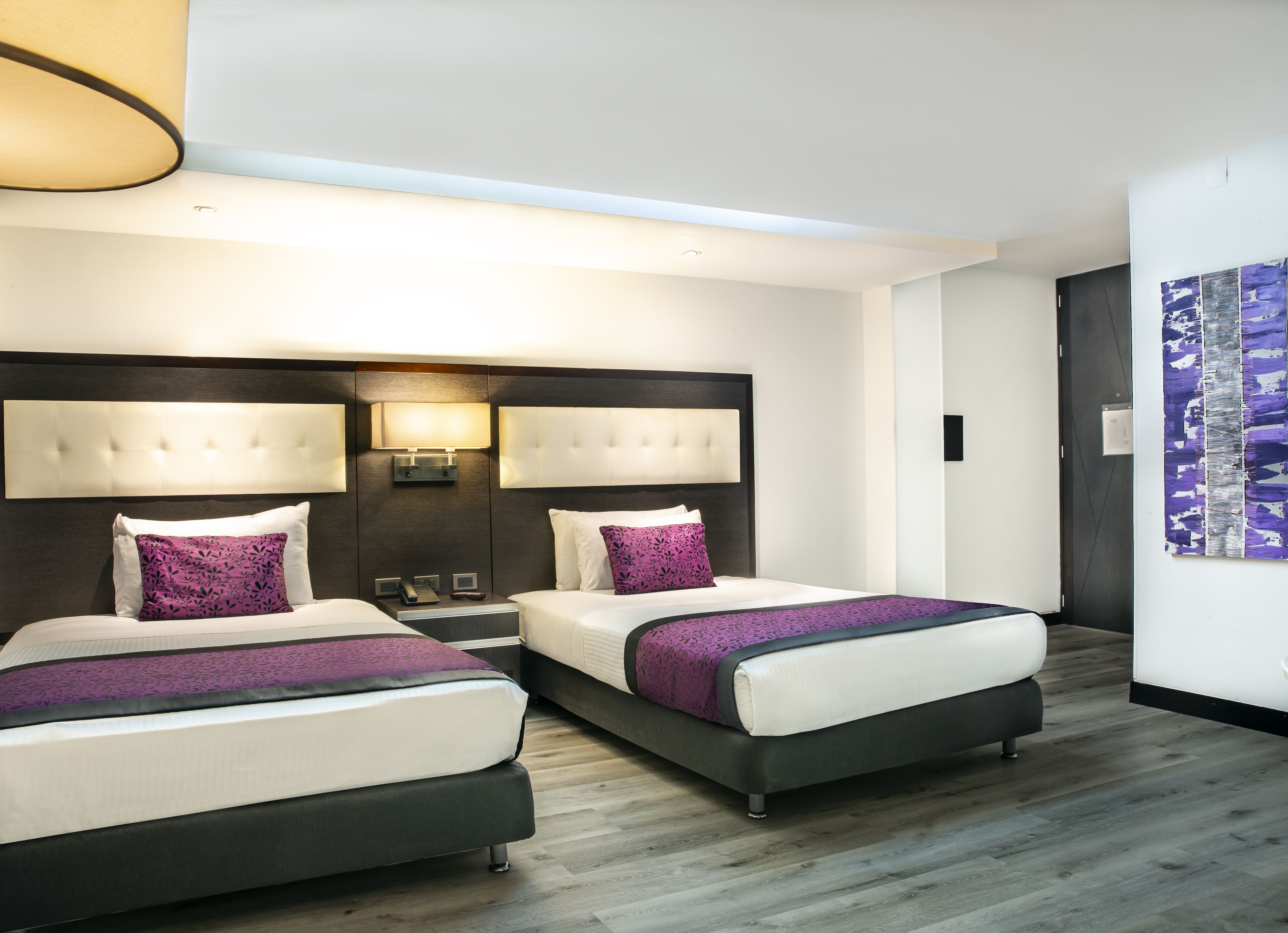 superior twin room | minibar, in-room safe, desk, laptop workspace