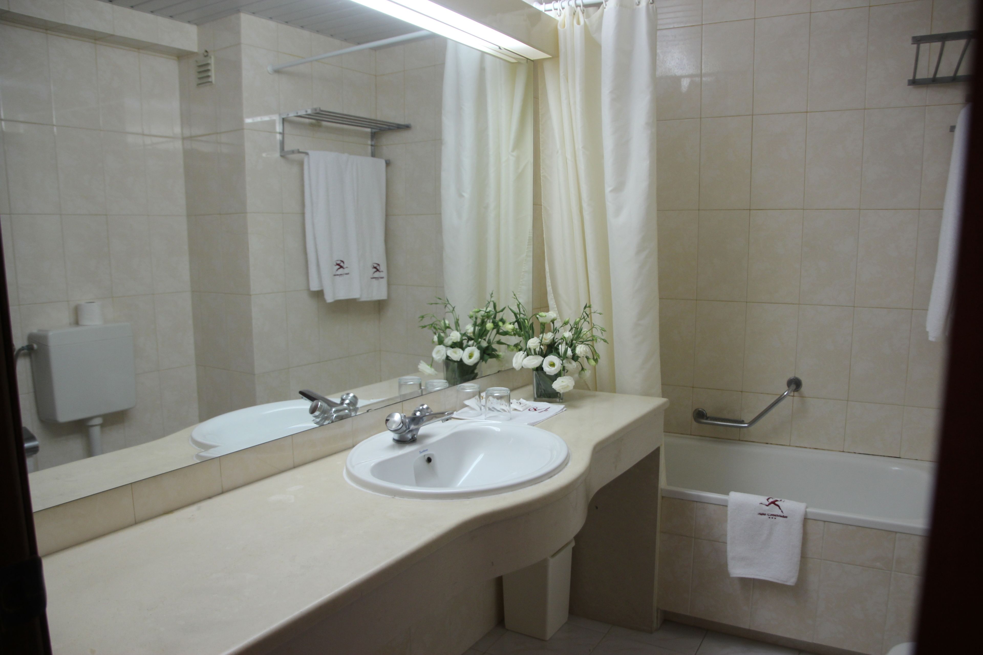 double or twin room | bathroom | free toiletries, hair dryer, towels