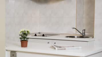 Dubbelrum eller tvÄbÀddsrum (Apartment) | Skrivbord, strykjÀrn/strykbrÀda, gratis wi-fi och sÀngklÀder