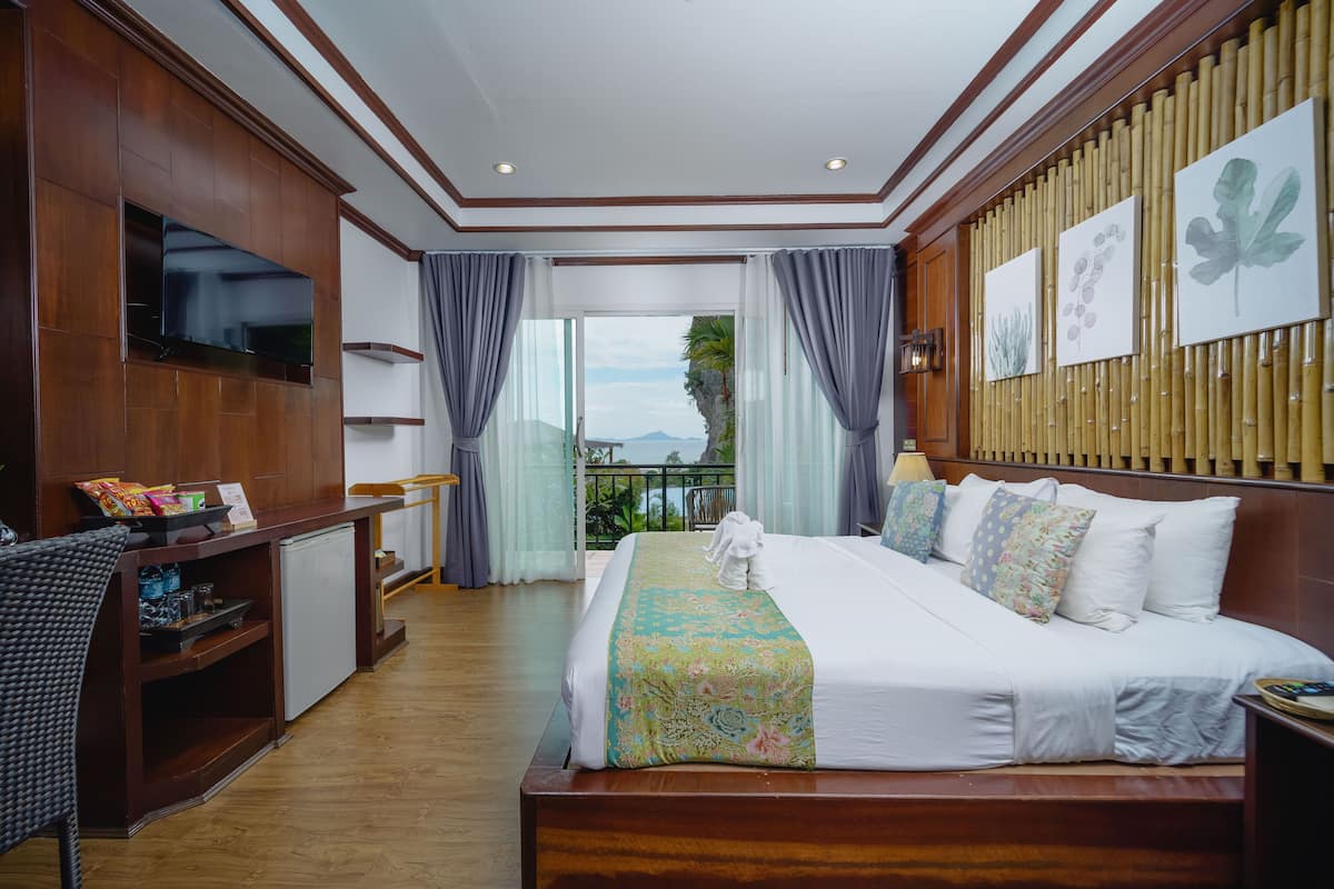 Minibar, blackout curtains, iron/ironing board, free WiFi