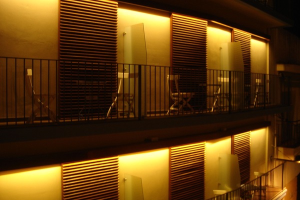 Front of property - evening/night