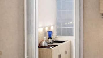 Suite Studio Supérieure, 1 lit double et 1 canapé-lit, coin cuisine | Coin séjour