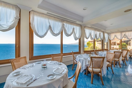 Cocina italiana, con vista al mar