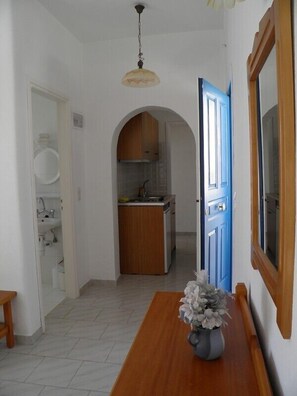 Family Quadruple Room, 2 Bedrooms, Kitchenette | Desk, laptop workspace, free cribs/infant beds, free WiFi - Free Sun Rooms and Apartments (Paros)