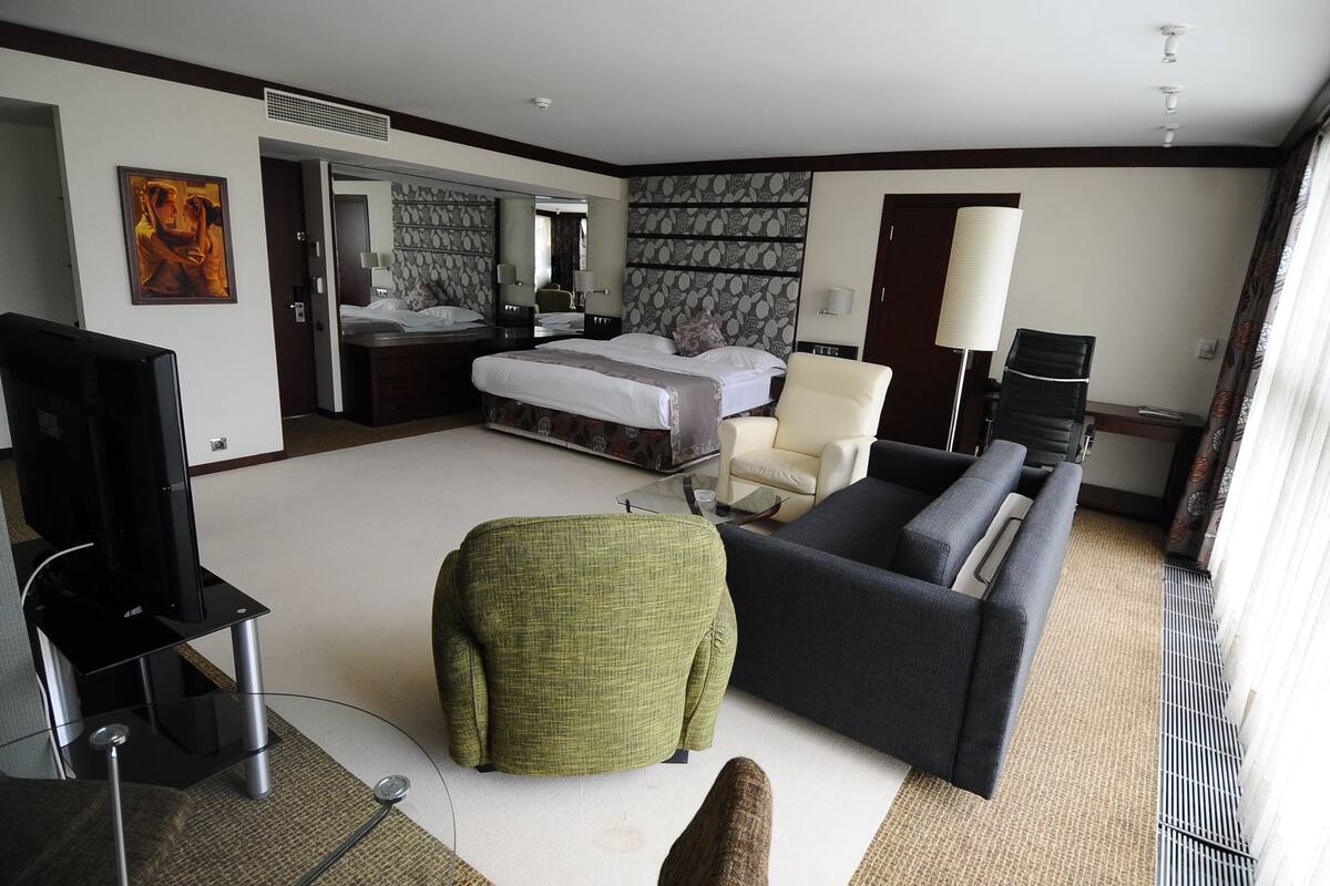 premium bedding, memory-foam beds, minibar, in-room safe