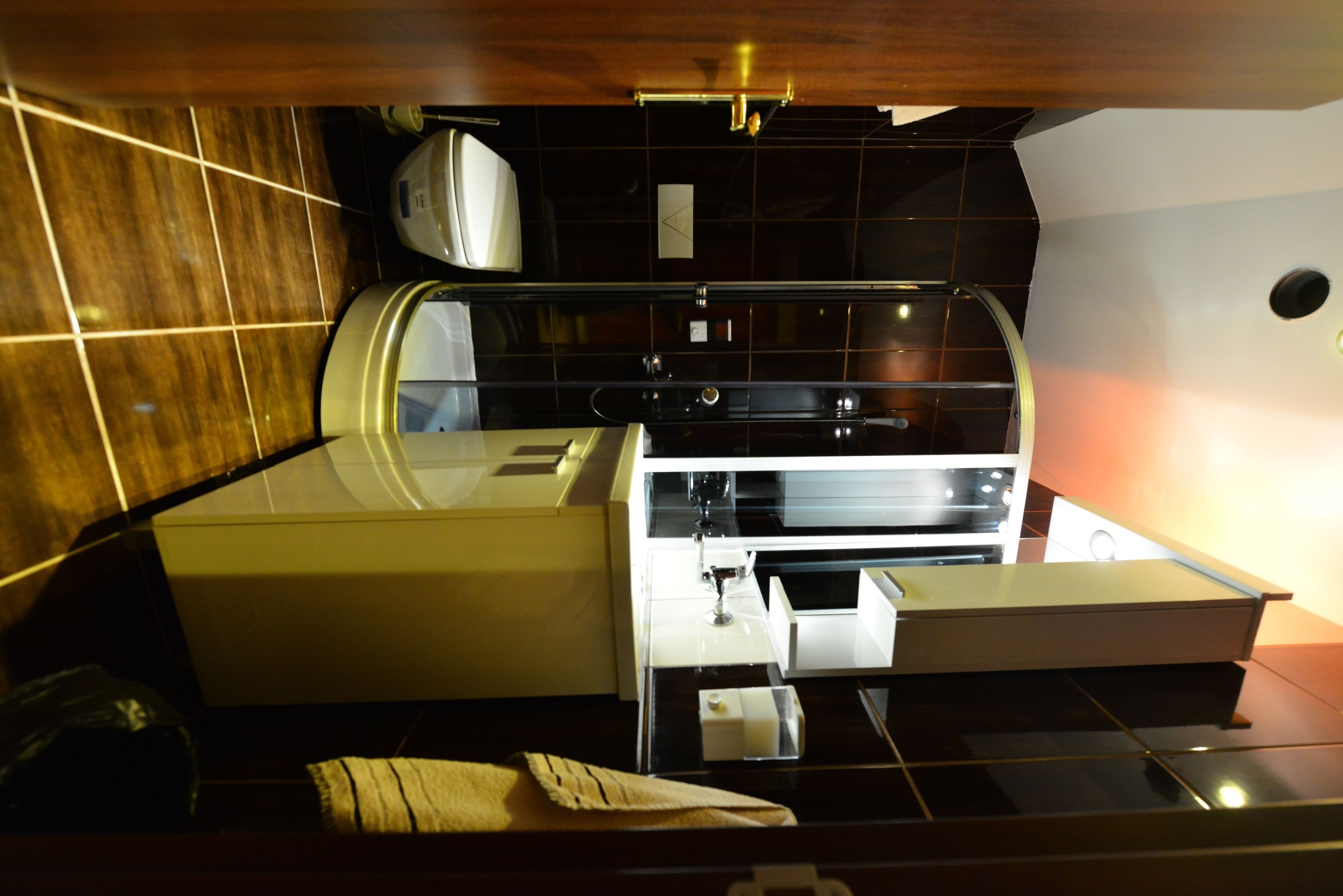 standard room, 1 double bed | bathroom | shower, free toiletries, hair dryer, towels