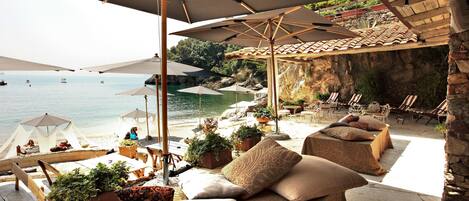 Utsikt mot havet/stranden