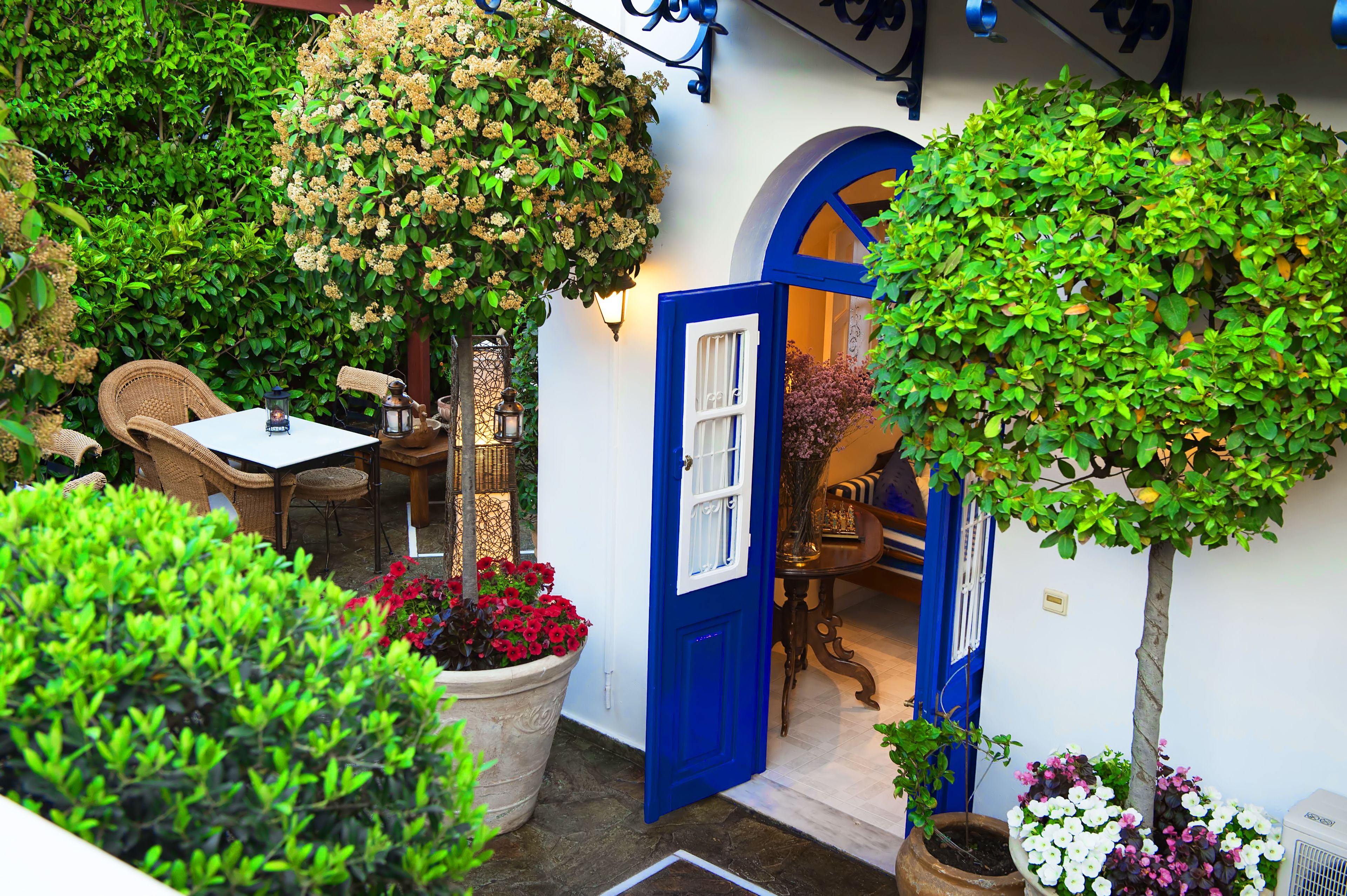 Entrée de l’hébergement