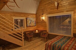 基础小屋, 多张床, 山景 | 特色装修、特色家居、免费 WiFi、床单