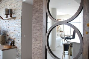 Superior Penthouse, 3 Bedrooms | Living area | 40-inch plasma TV with satellite channels, TV, DVD player