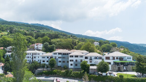 Fassade der Unterkunft