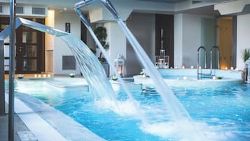 Sauna, dampbad, tyrkisk bad/hammam, kropsbehandlinger, hydroterapi