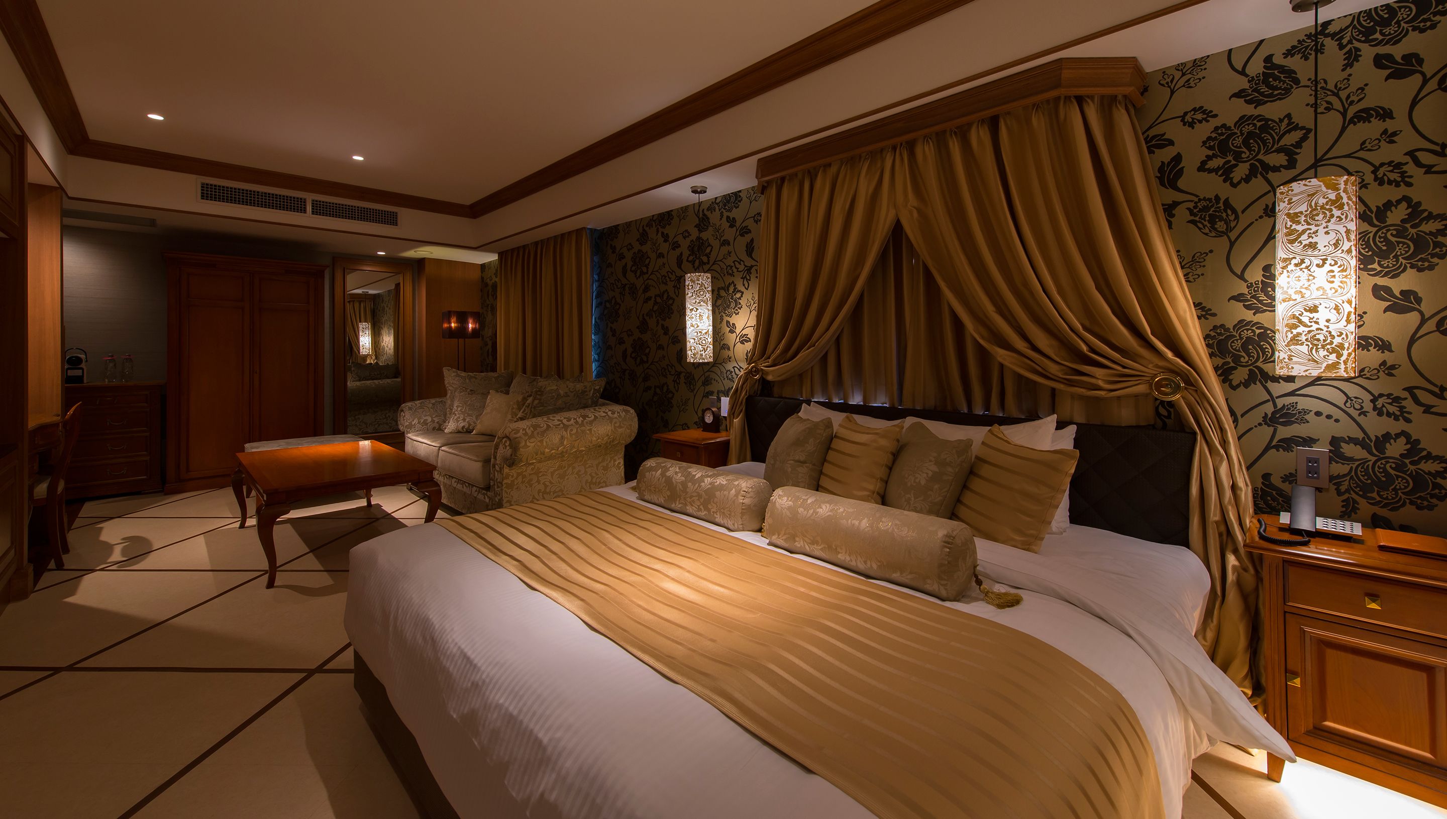 premium bedding, down duvets, individually furnished, desk