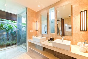 Villa, 4 Bedrooms (Akara) | Bathroom sink - Akara Villas (Seminyak)