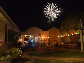 Front of property - evening/night