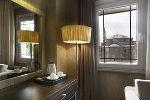 Sängtillbehör av högsta kvalitet och minibar