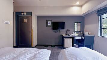 Economy Twin Room, Smoking | Desk, iron/ironing board, free WiFi, bed sheets