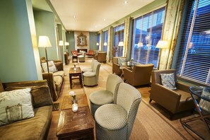 Sitteområde i lobbyen