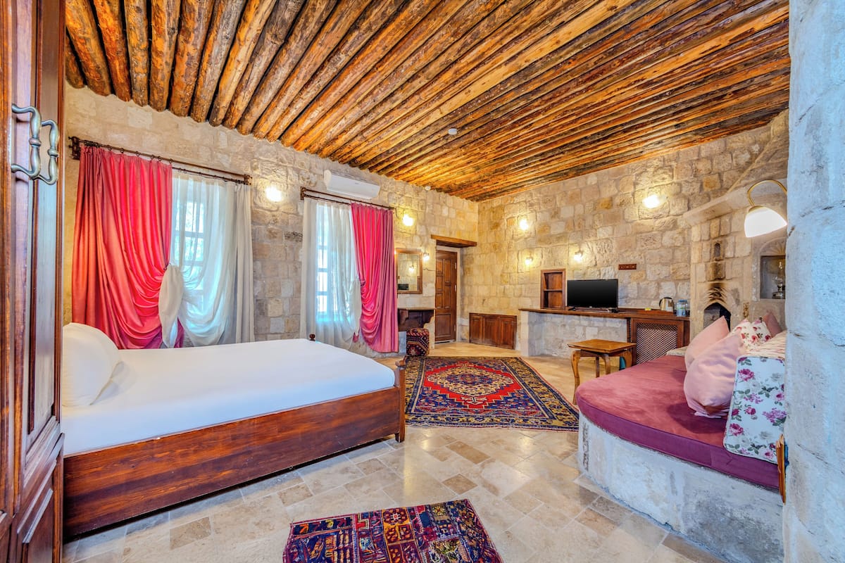 Luxury Cave Suite with Turkish Bath | Premium bedding, pillow-top beds, minibar, in-room safe
