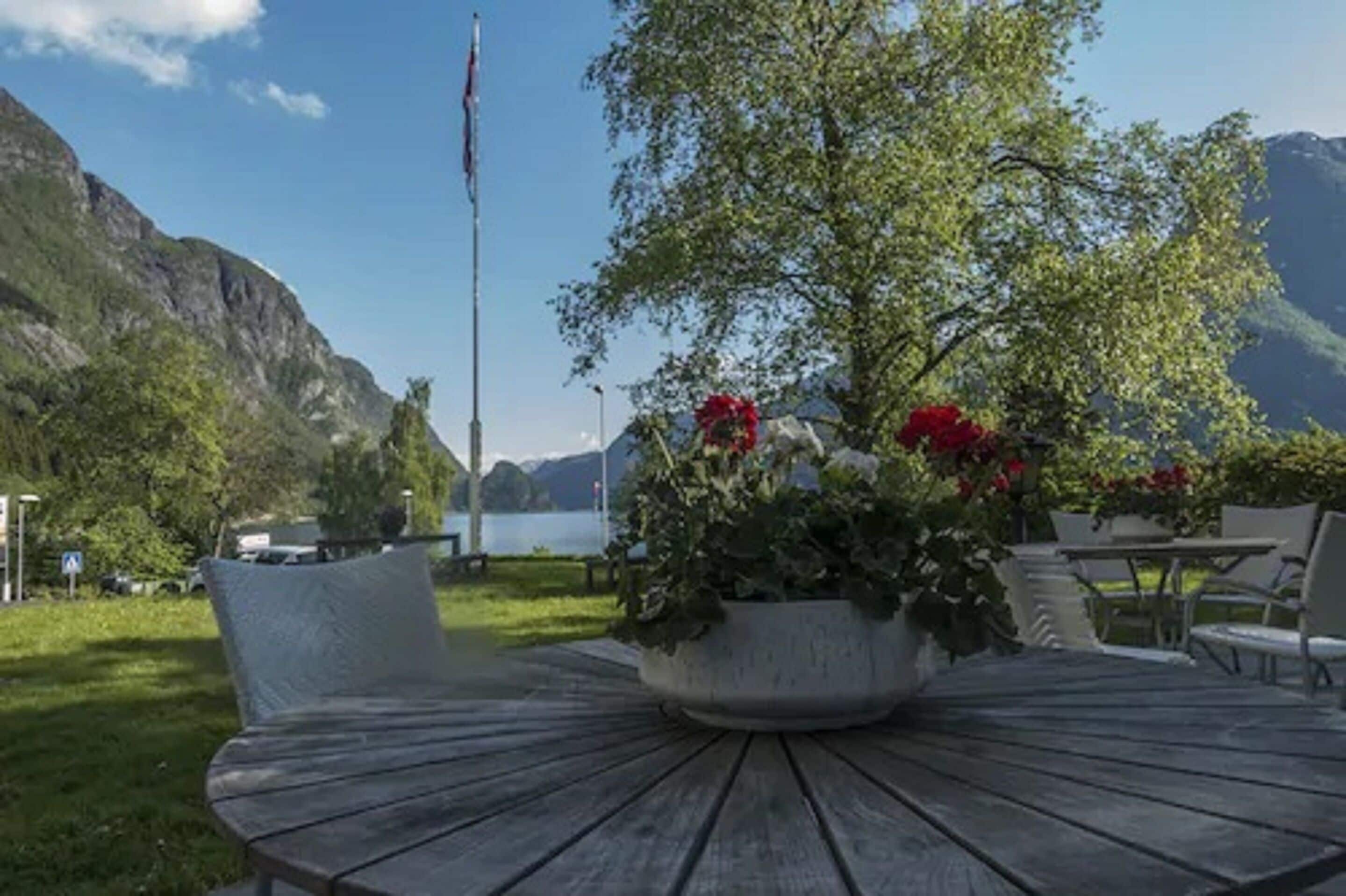 Vue depuis l’hébergement