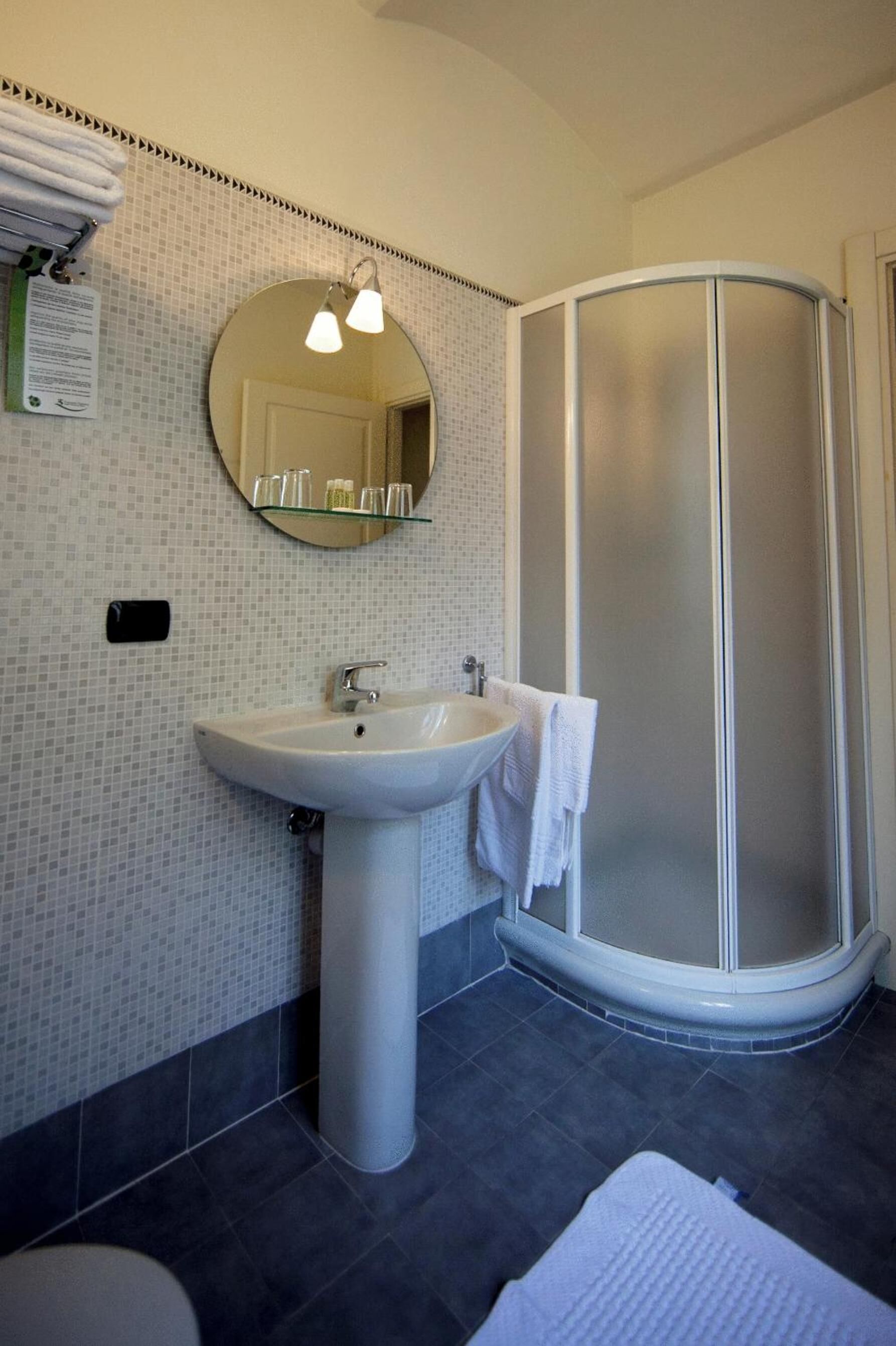 shower, free toiletries, hair dryer, bathrobes