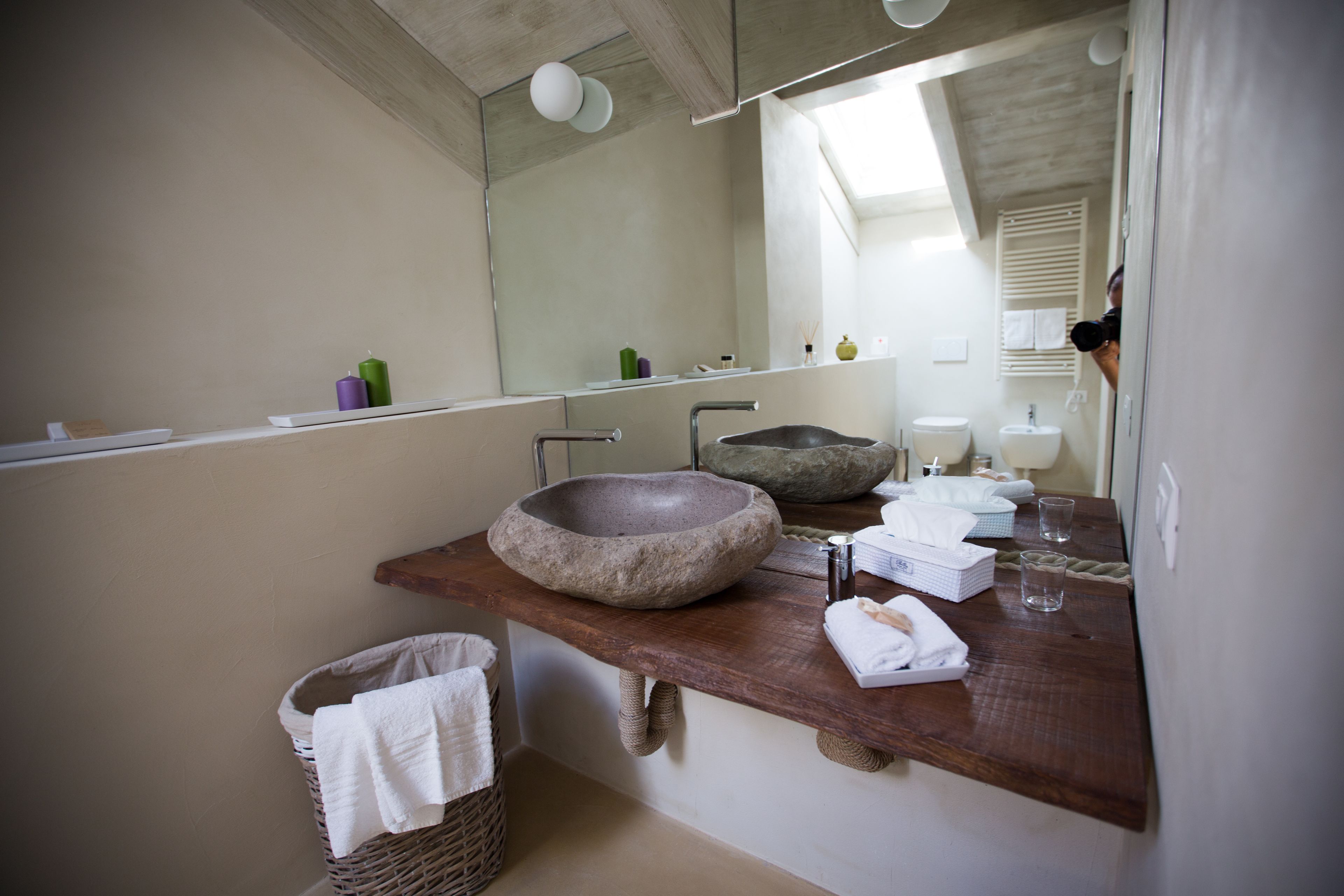 deluxe suite, 1 double bed | bathroom | shower, free toiletries, hair dryer, bathrobes