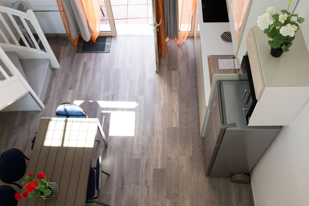 Leilighet, 1 soverom, terrasse | Spiseområde på rommet