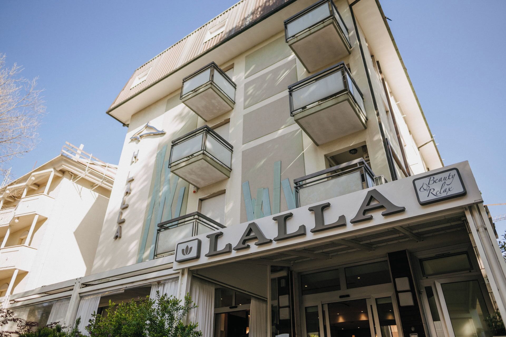 Fassade der Unterkunft