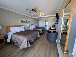 Room, 2 Double Beds | In-room safe, desk, iron/ironing board, free WiFi
