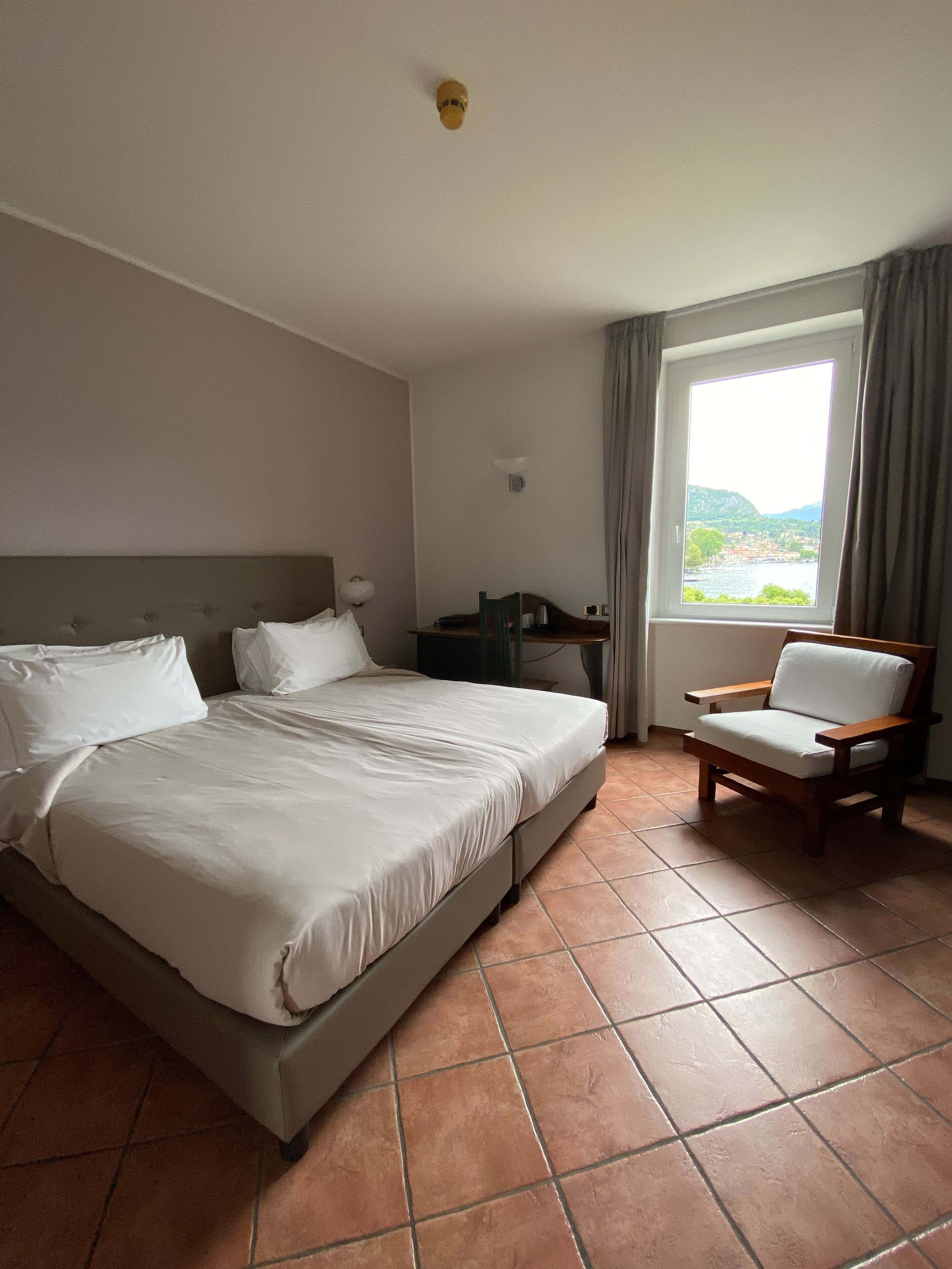 standard double room, partial lake view | view from room