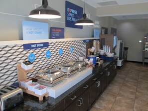 Free buffet breakfast