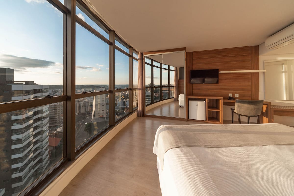 Minibar, in-room safe, desk, blackout curtains