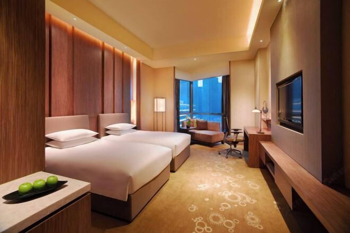 Ropa de cama de alta calidad, edredón y minibar