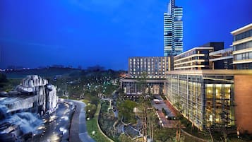 Outdoor wedding area