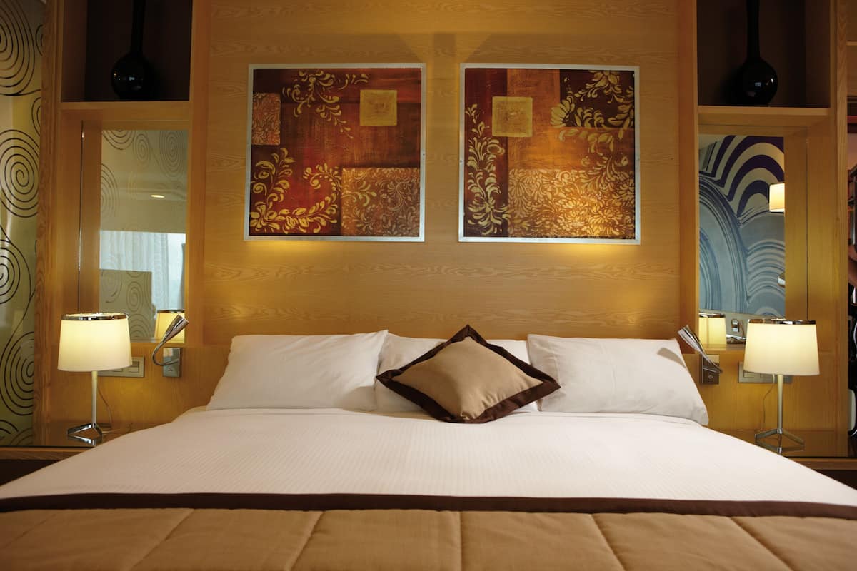 free minibar items, in-room safe, desk, iron/ironing board