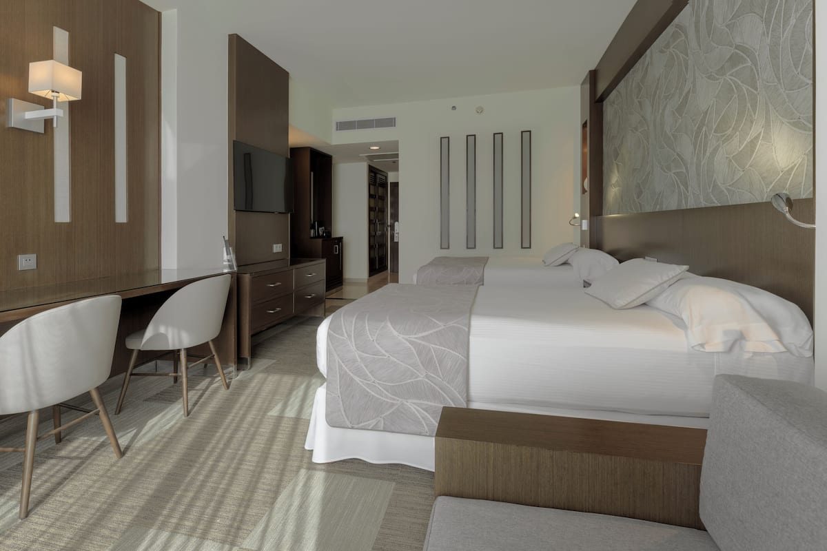 Free minibar items, in-room safe, desk, iron/ironing board