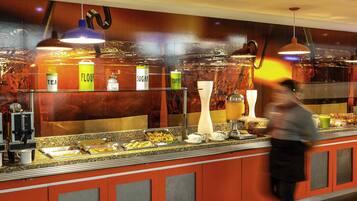 Daily buffet breakfast for a fee