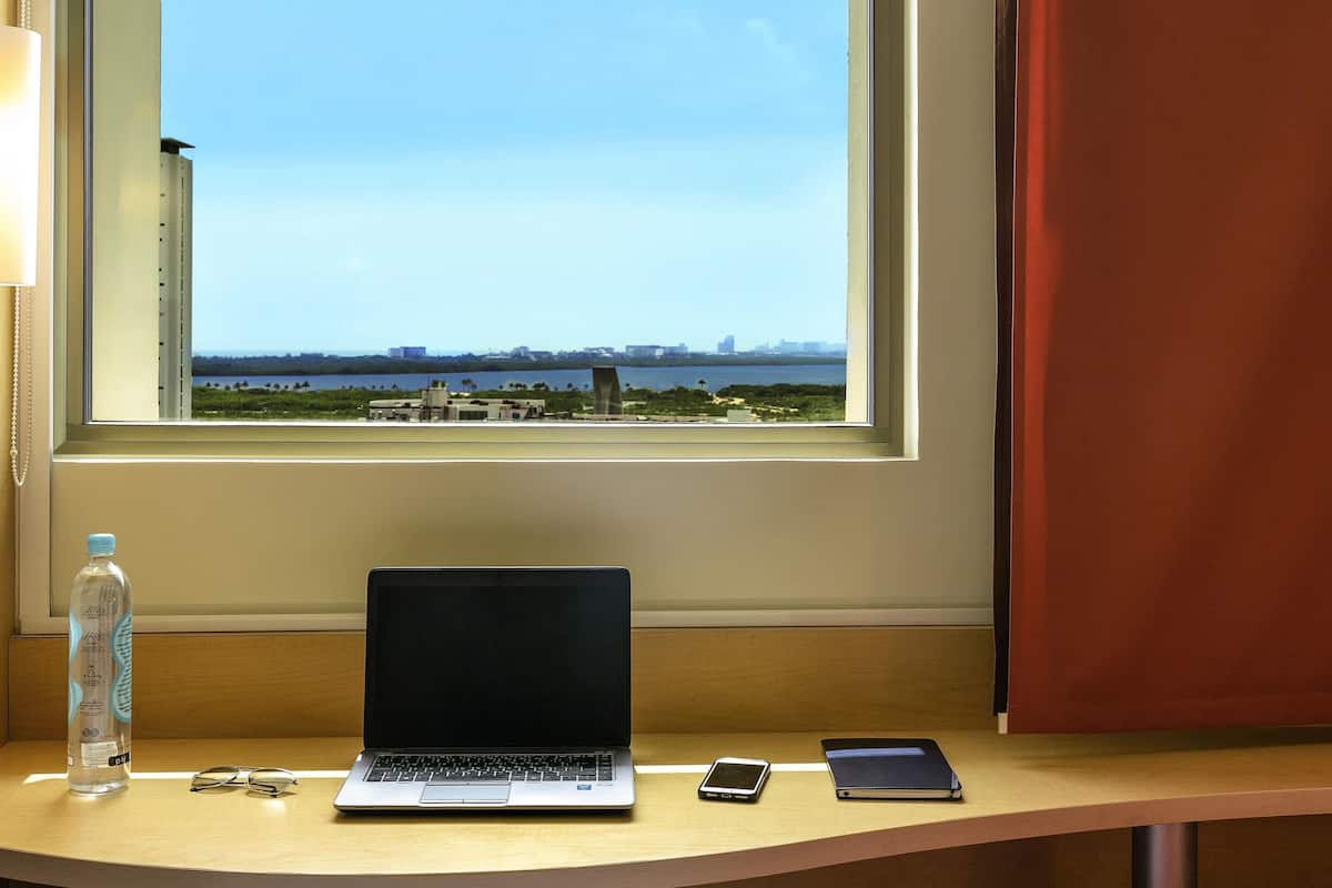 Habitación doble, 1 cama matrimonial, vista a la laguna | Escritorio, cortinas blackout, insonorización y wifi gratis