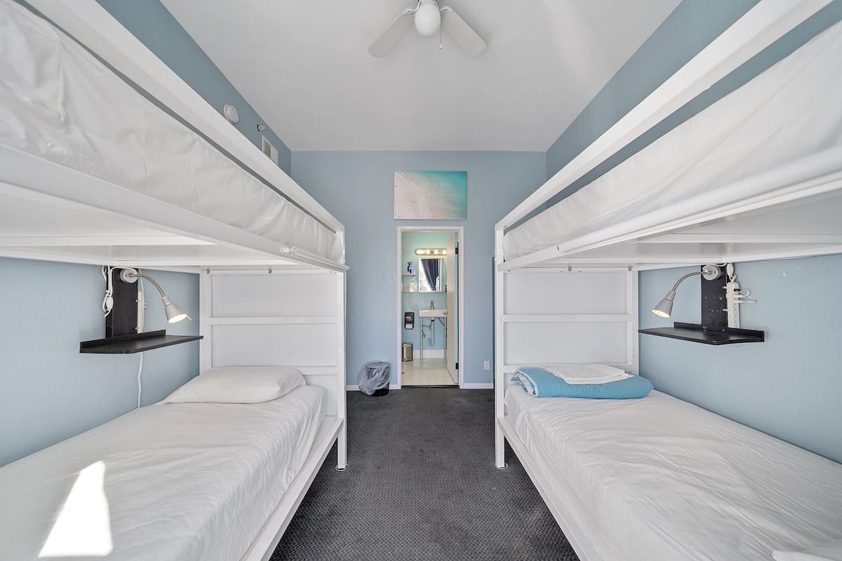 Private 4-Bed Dorm | In-room safe, free WiFi, bed sheets