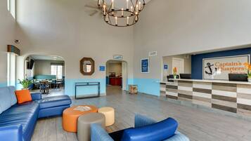 Sitteområde i lobbyen